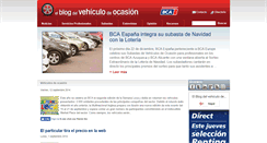 Desktop Screenshot of elblogdelvehiculodeocasion.es